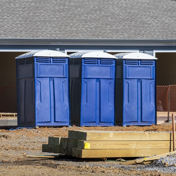 is there a specific order in which to place multiple porta potties in Panthersville Georgia